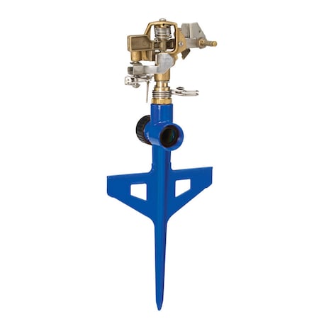 Dramm Dramm ColorStorm Metal Spike Base Impulse Sprinkler 5281 sq ft 10-15060